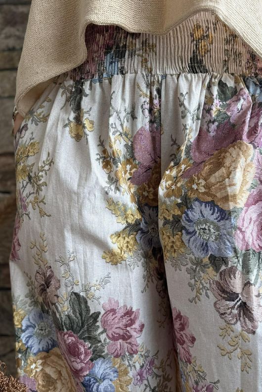 Country Garden Chintz Palazzo Blush
